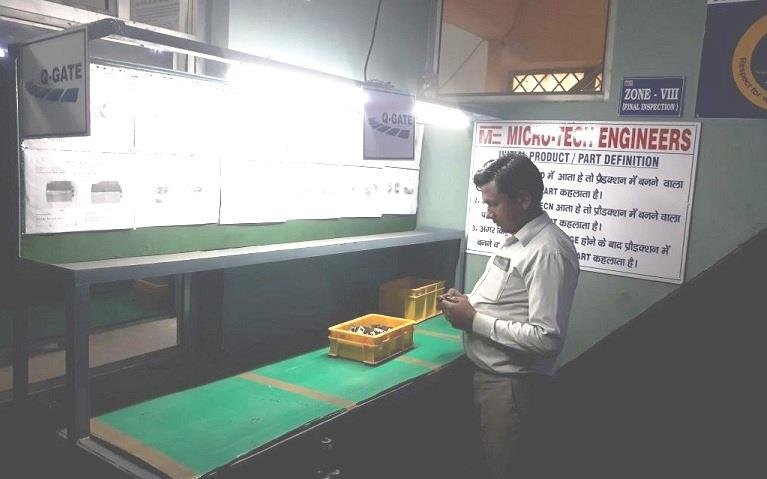 Final inspection Q-GATE area
